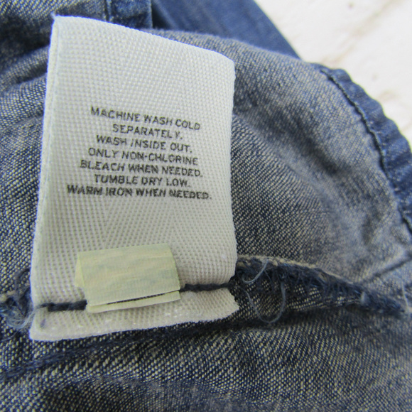 Feed USA + Target Long Sleee Button Down Denim - Picture 7 of 8